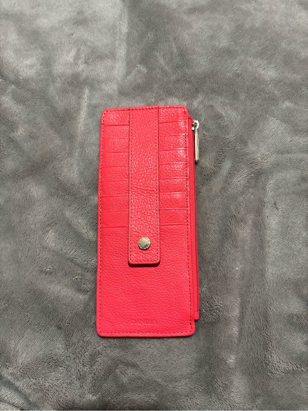 Daniel Pink Leather Card Wallet